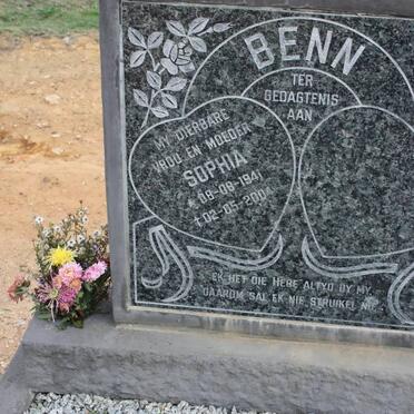 BENN Sophia 1941-2004