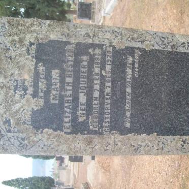 BESTER Maria Elizabeth nee JOUBERT 1886-1920