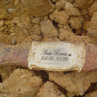 BOERSMA Anita 1936-2009