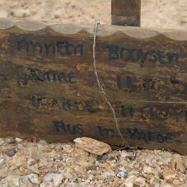 BOOYSEN Anneta 1922-1999