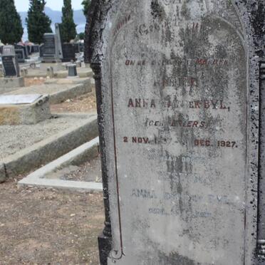 BYL Anna, van der nee BRIERS 1837-1927 :: VAN DER BYL Hester Anna -1931