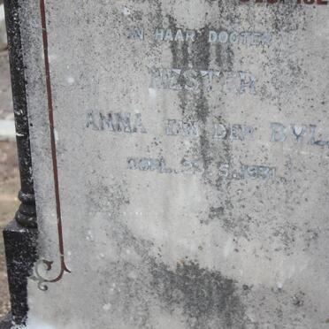 BYL Anna, van der nee BRIERS 1837-1927 :: VAN DER BYL Hester Anna -1931