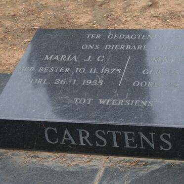 CARSTENS Matthys L. 1869-1932 &amp; Maria J.C. BESTER 1875-1955