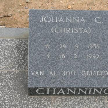 CHANNING Johanna C. 1955-1992