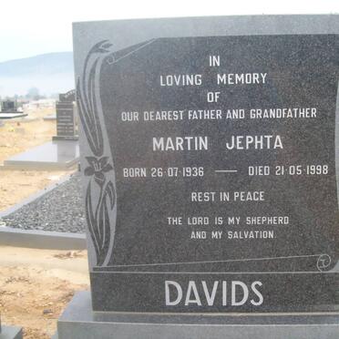 DAVIDS Martin Jephta 1936-1998