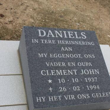 DANIELS Clement John 1937-1994