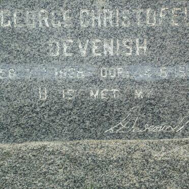 DEVENISH George Christofel 1928-1985 :: DEVENISH Louisa Johanna Jacoba 1940-1990