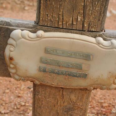 DYANTYI Xolani 1988-2005