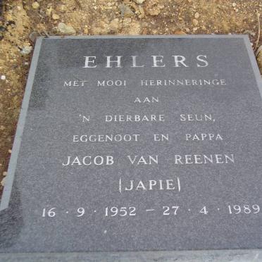 EHLERS Jacob Van Reenen 1952-1989
