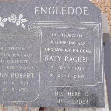 ENGLEDOE John Robert 1933-1993 &amp; Katy Rachel 1934-2003