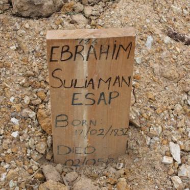 ESAP Ebrahim Suliaman 1932-20??