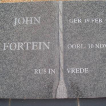 FORTEIN John 1947-2005