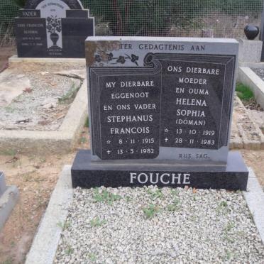 FOUCHÉ Stephanus Francois 1915-1982 &amp; Helena Sophia DÖMAN 1919-1983
