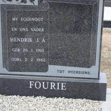 FOURIE Hendrik J.A. 1915-1982