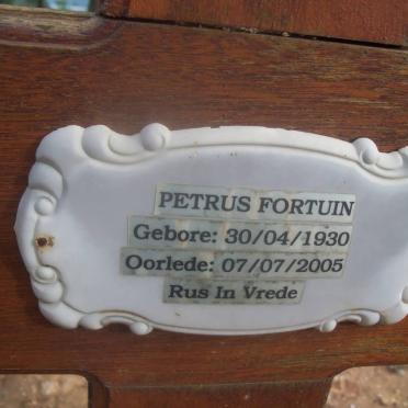 FORTUIN Petrus 1930-2005