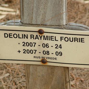 FOURIE Deolin Raymiel 2007-2007