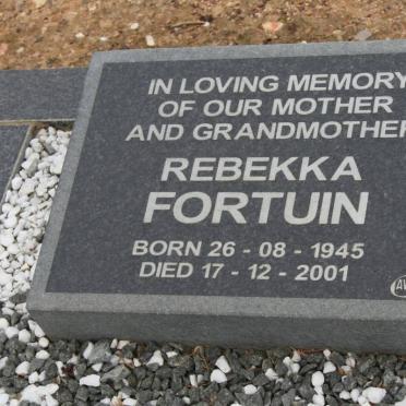 FORTUIN Rebekka 1945-2001