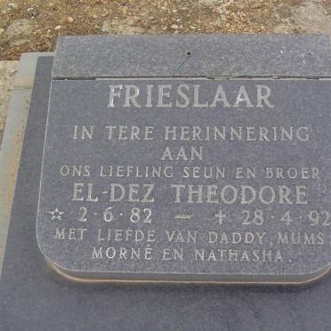 FRIESLAAR El-Dez Theodore 1982-1992