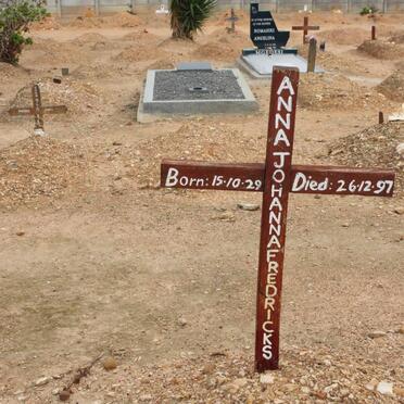 FREDRICKS Anna Johanna 1929-1997