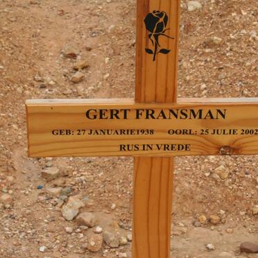 FRANSMAN Gert 1938-2002