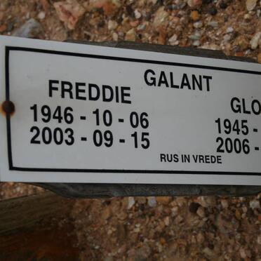 GALANT Freddie 1946-2003 &amp; Gloria 1945-2006