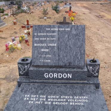 GORDON Marques Urban 1959-2008