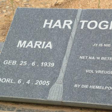 HARTOGH Maria 1939-2005