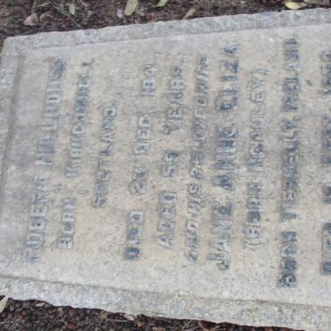 HILLHOUSE Robert -1941 &amp; Jane Annie Eliza MCAULEY -1950