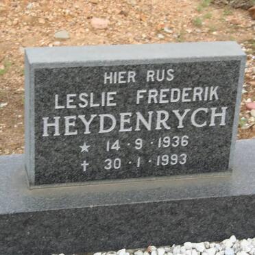 HEYDENRYCH Leslie Federik 1936-1993