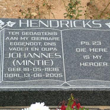 HENDRICKS Johannes 1936-2005