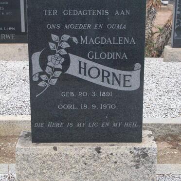 HORNE Magdalena Glodina 1891-1970