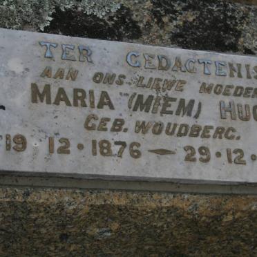 HUGO Maria nee WOUDBERG 1876-1934