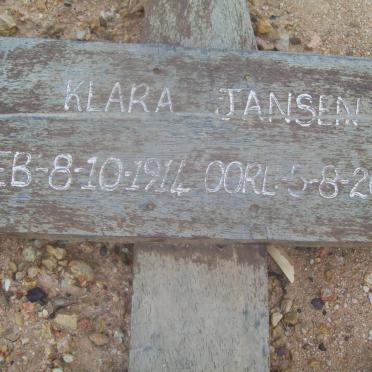 JANSEN Klara 1914-2000