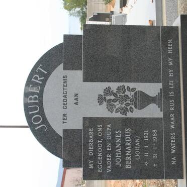 JOUBERT Johannes Bernardus 1921-1988