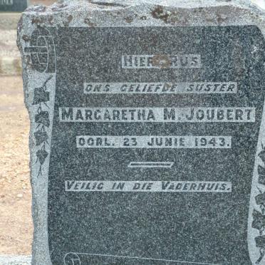JOUBERT Margaretha M. -1943