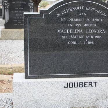 JOUBERT Magdelena Leonora nee MALAN 1912-1961