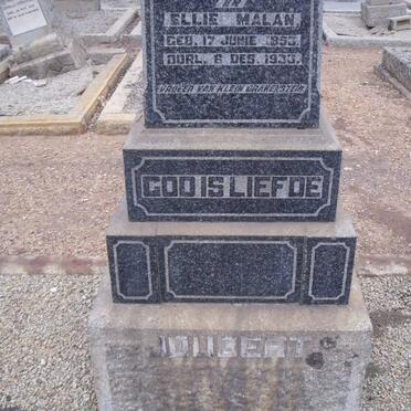 JOUBERT Gielie 1849-1926 &amp; Ellie MALAN 1853-1933