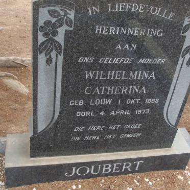 JOUBERT Wilhelmina Catherina nee LOUW 1888-1973