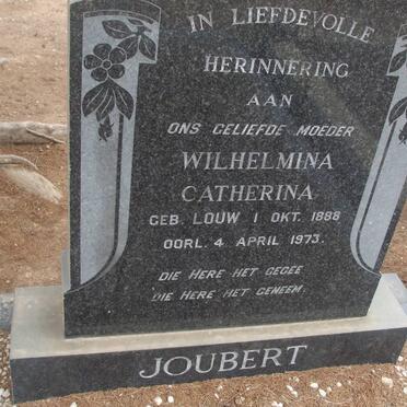 JOUBERT Wilhelmina Catherina nee LOUW 1888-1973