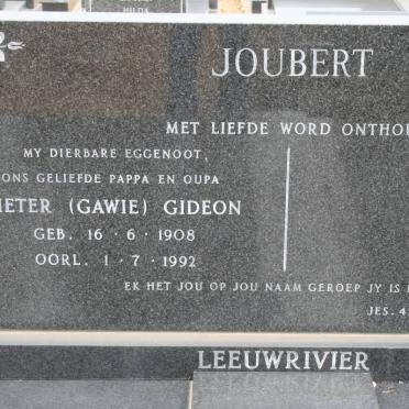 JOUBERT Pieter Gideon 1908-1992