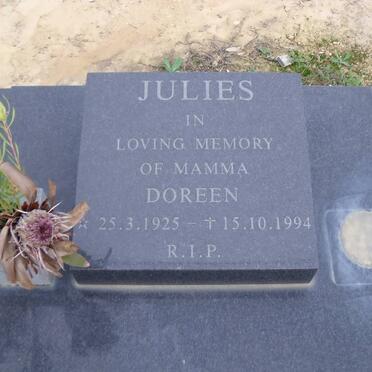 JULIES Doreen 1925-1994
