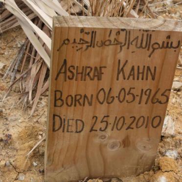 KAHN Ashraf 1965-2010