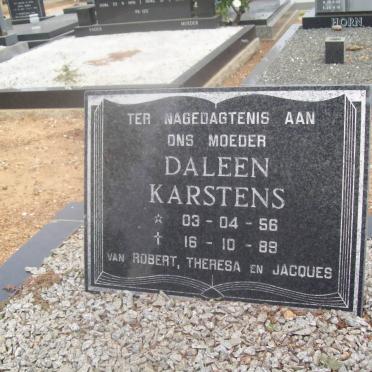 KARSTENS Daleen 1956-1989