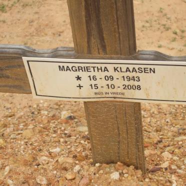 KLAASEN Magrietha 1943-2008