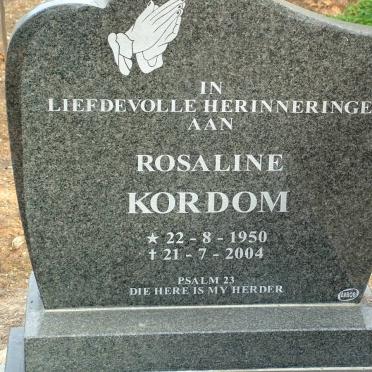 KORDOM Rosaline 1950-2004