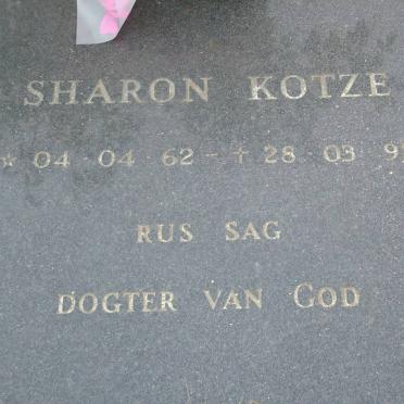 KOTZE Sharon 1962-1992