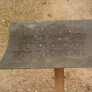 KRIEGER Baba 2001-2001