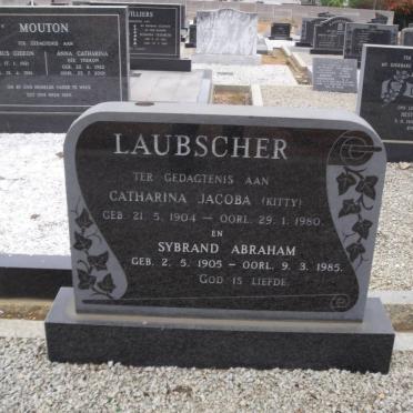 LAUBSCHER Sybrand Abraham 1905-1985 &amp; Catharina Jacoba 1904-1980
