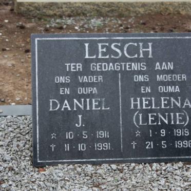 LESCH Daniel J. 1911-1991 &amp; Helena 1919-1996
