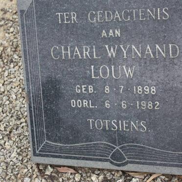 LOUW Charl Wynand 1898-1982